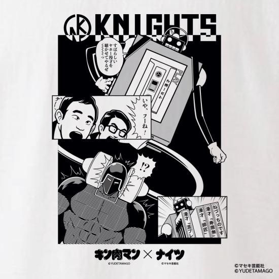 キン肉マン×ナイツ コラボレーションTシャツ WHITE - CONVICT キン肉マン×ナイツ コラボレーションTシャツ WHITE - CONVICT