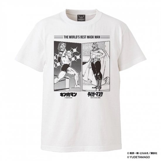 キン肉マン×原作版タイガーマスク コラボレーションＴシャツ WHITE - CONVICT