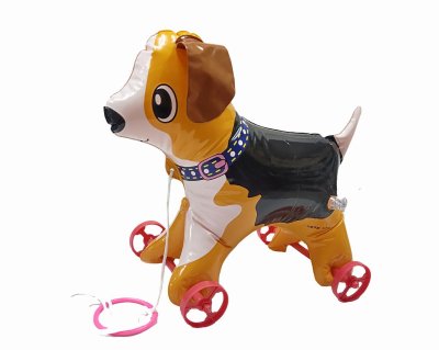 空ビ玩具 お散歩犬ジュニア 卸価格で通信販売 イベント、販促、子ども会の行事に 空ビ玩具お散歩犬ジュニア- 縁日玩具・おまつりおもちゃ・景品・風船  卸売り通信販売 小川ゴムの通販サイト お散歩動物