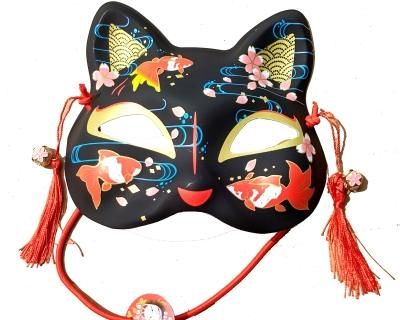 お面猫面金魚B 鈴付き 6枚 卸売り価格で通販