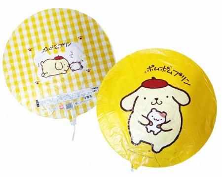 ポムポムプリンキャラクターバルーンUFO風船 メタリック風船