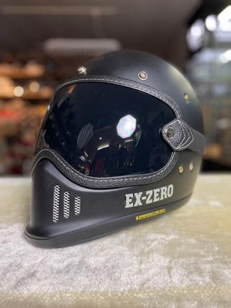 セキュリティ・セーフティヘルメット　SHOEI　EX-ZERO　ゴーグル付き　ショウエイ　黒