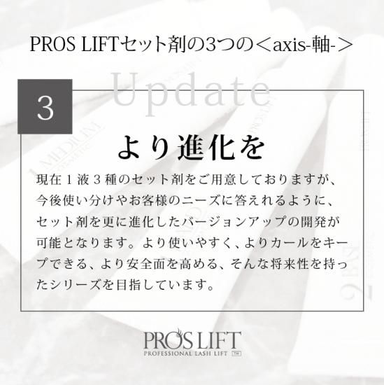 セット剤 HARD/MEDIUM/SOFT/BASE - 【公式】PROLASH・PROSLIFT