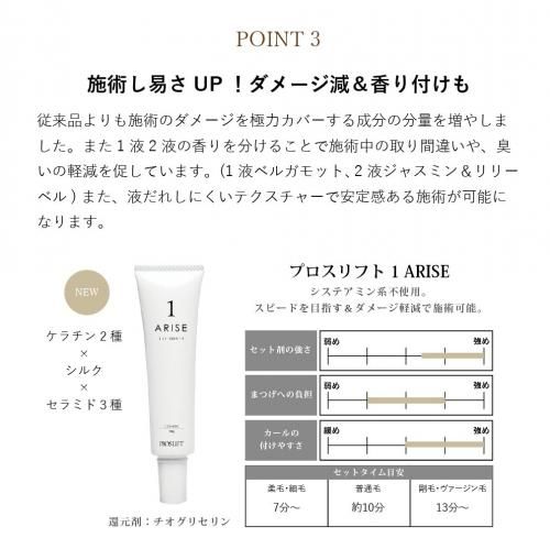 セット剤アライズ1＆2/ARISE - 【公式】PROLASH・PROSLIFT／RadiAct