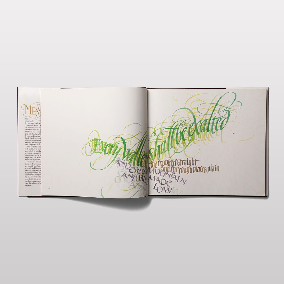 カリグラフィー作品集 Calligraphic Word Pictures Messiah - BOOK AND ...