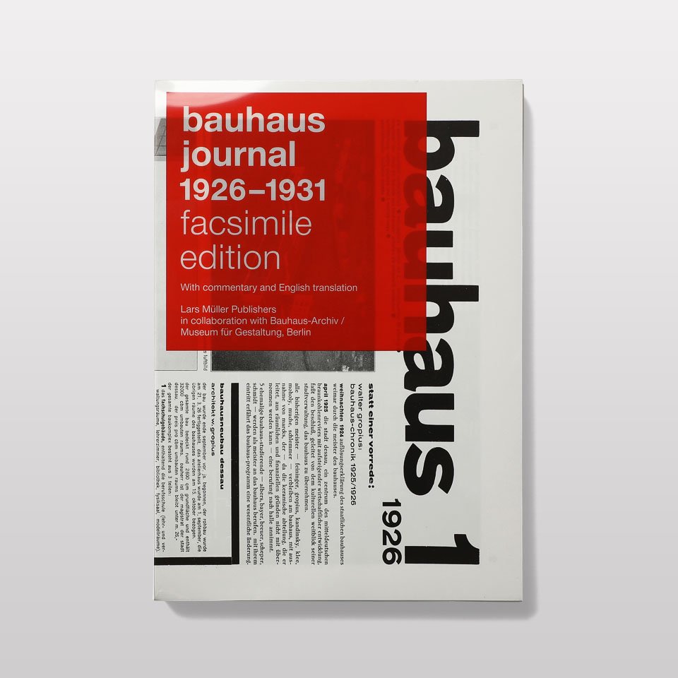 【再入荷】bauhaus journal 1926 - 1931 - BOOK AND SONS オンラインストア