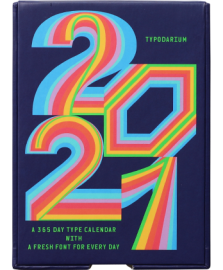 日めくりタイポカレンダー Typodarium 2021