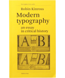 Modern Typography, An Essay In Critical History