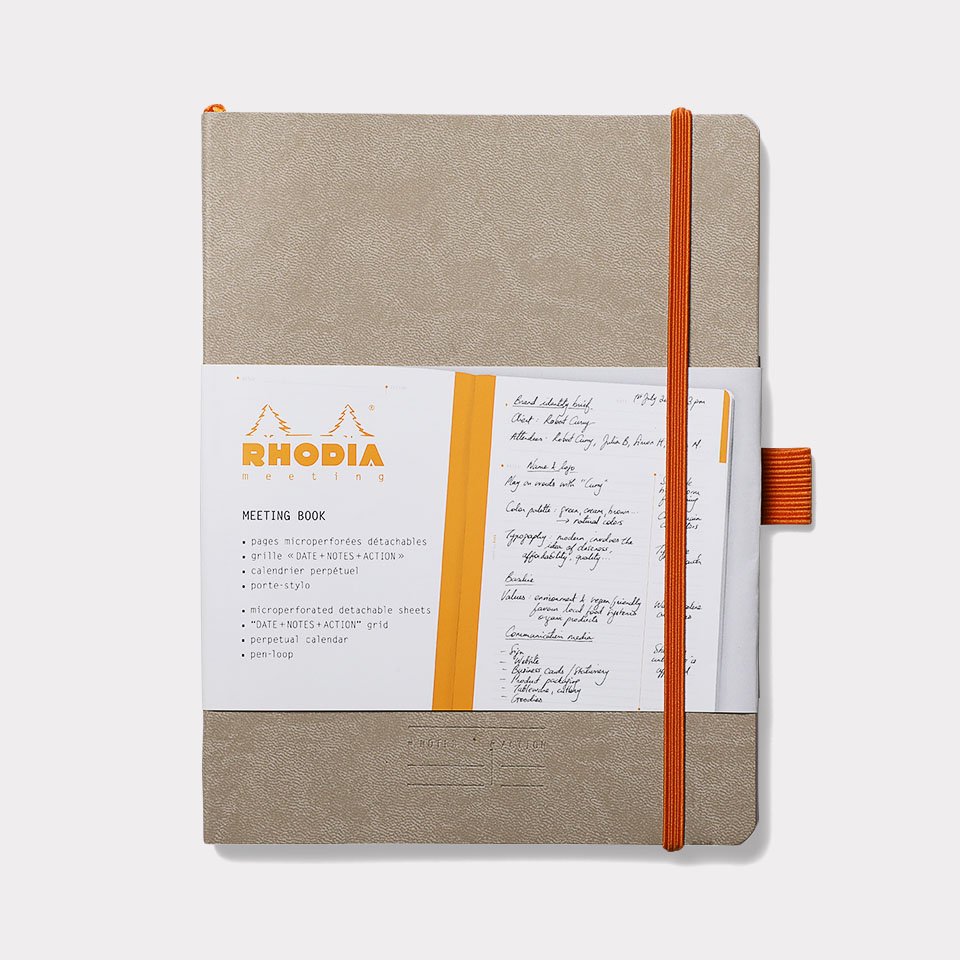 RHODIA ミーティングブックA5/ベージュ - BOOK AND SONS オンラインストア