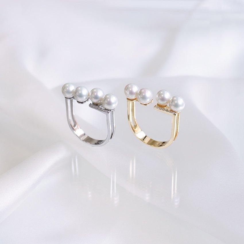 【APM モナコ APM MONACO】パール リング アップ＆ダウン リング パール付き APM MONACO | DFS グアム