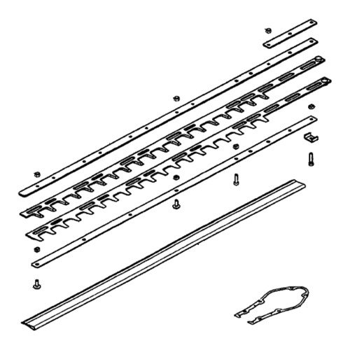 Zenoah(ゼノア) ブレードセットK ヘッジトリマ HT753Pro-Super Hard用