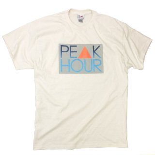 'PE▲K HOUR-BOX' T-Shirt #20228 [NATURAL WHITE]