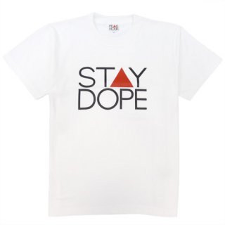 <img class='new_mark_img1' src='https://img.shop-pro.jp/img/new/icons53.gif' style='border:none;display:inline;margin:0px;padding:0px;width:auto;' />'ST▲Y DOPE' T-Shirt [WHITE]