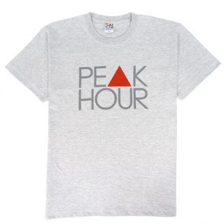 'PE▲K HOUR' T-Shirt [ASH GRAY]