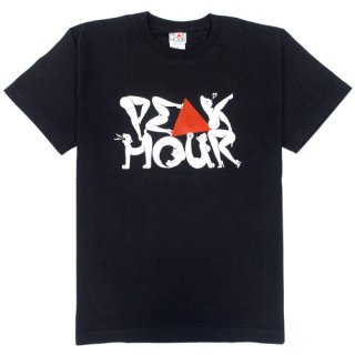 'PE▲K HOUR / 菱沼彩子Model' T-Shirt [BLACK]