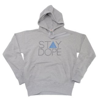 'ST▲Y DOPE BLUE' Pull Parka [HEATHER GRAY]