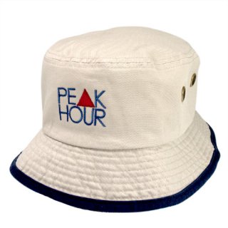 ’PE▲K HOUR’ 2tone Bucket Hat [BEIGE×NAVY]
