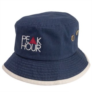 PEK HOUR 2tone Bucket Hat [NAVYBEIGE]