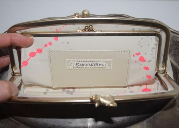 sakurayama / ネコのガマグチ 長財布A - c a b i n e t