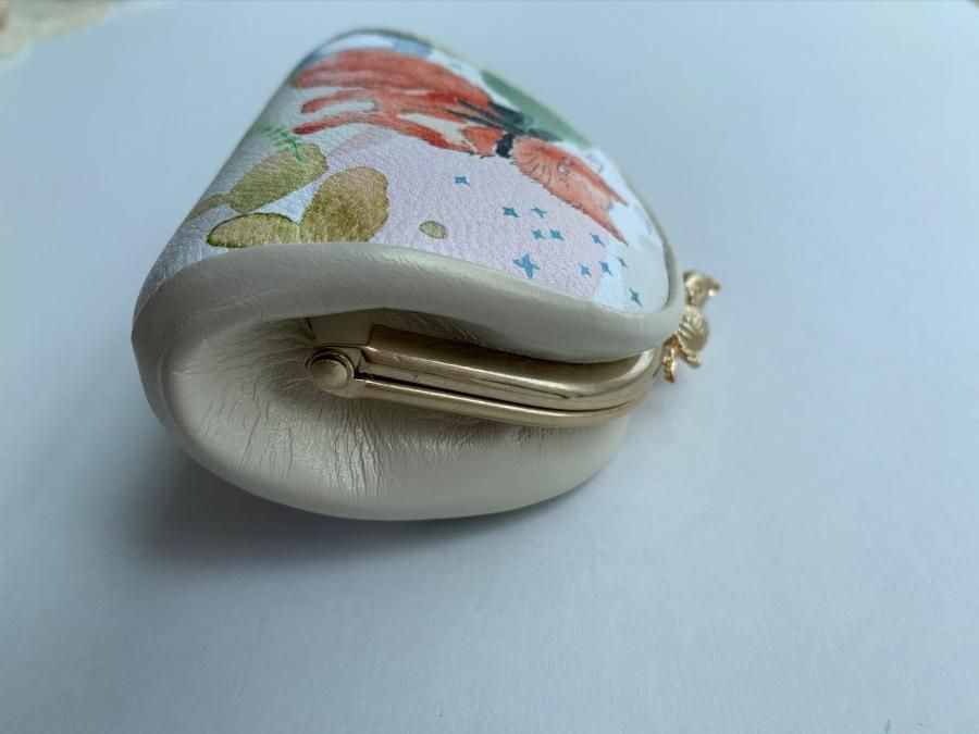 楽天市場】SAKURAYAMA サクラヤマ レザー 折り財布 がま口