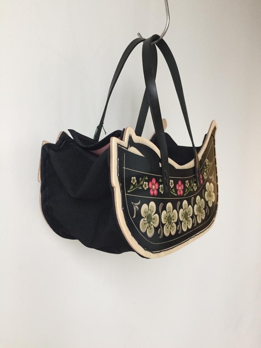 【美品】AIKEN DRUM エイキンドラム ゴンドラバッグ ウッドバッグ 美品】AIKEN DRUM エイキンドラム ゴンドラバッグ ウッドバッグ