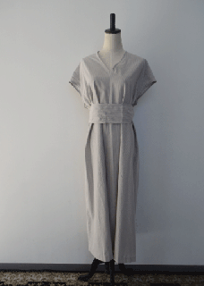 Light linen ancient dress