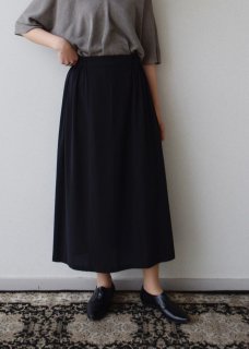 cotton double side gather skirt