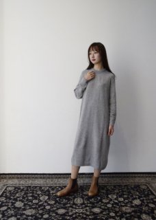 Sphere cashmere knit sweater dress
