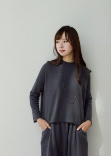 wool cashmere wide pullover