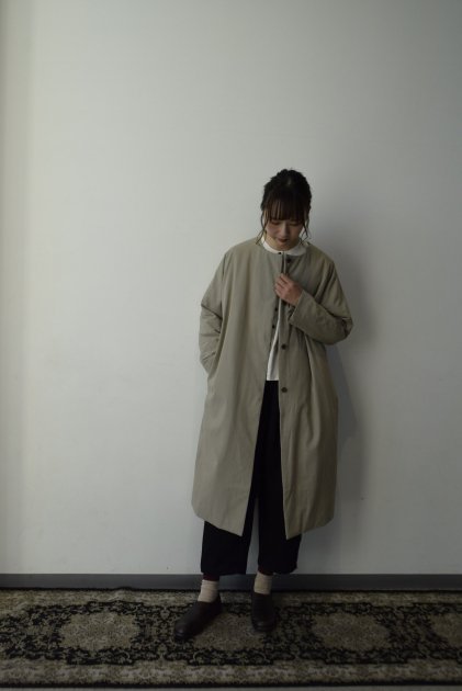 搬入設置サービス付 evam eva padding dolman long coat コート - 通販