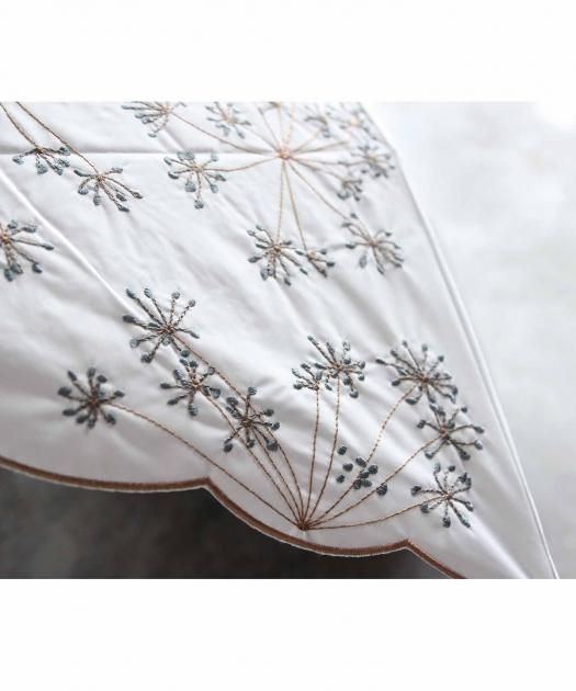 フェンネル刺繍 折りたたみ傘・長傘（晴天・雨天兼用