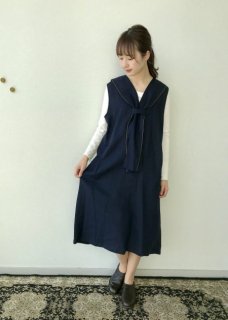 scarf one-piece / daily linen