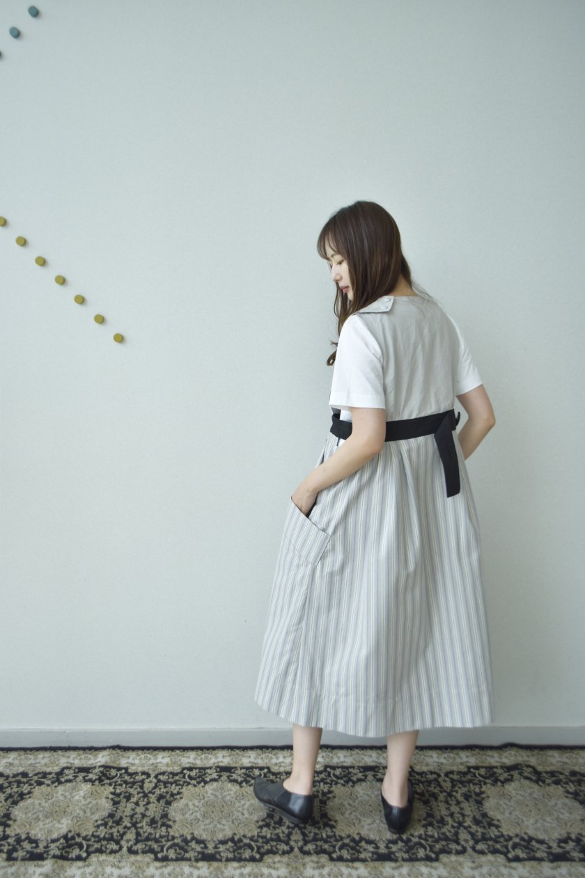 POTTERS APRON (STRIPE) - cabinet ONLINE STORE