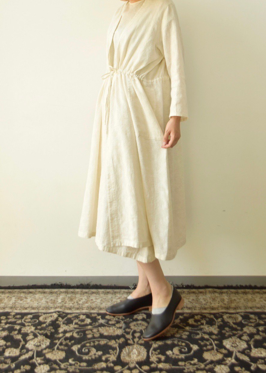 楽天 evam eva ジャガードローブ robe jacquard ロングワンピース