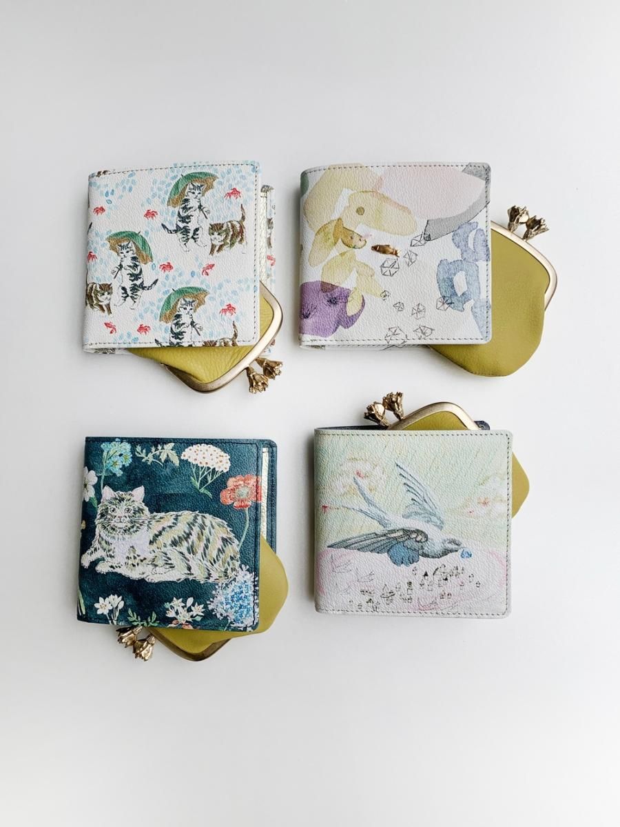 sakurayama / ガマグチ付き折財布 - c a b i n e t O N L I N E S T O R E