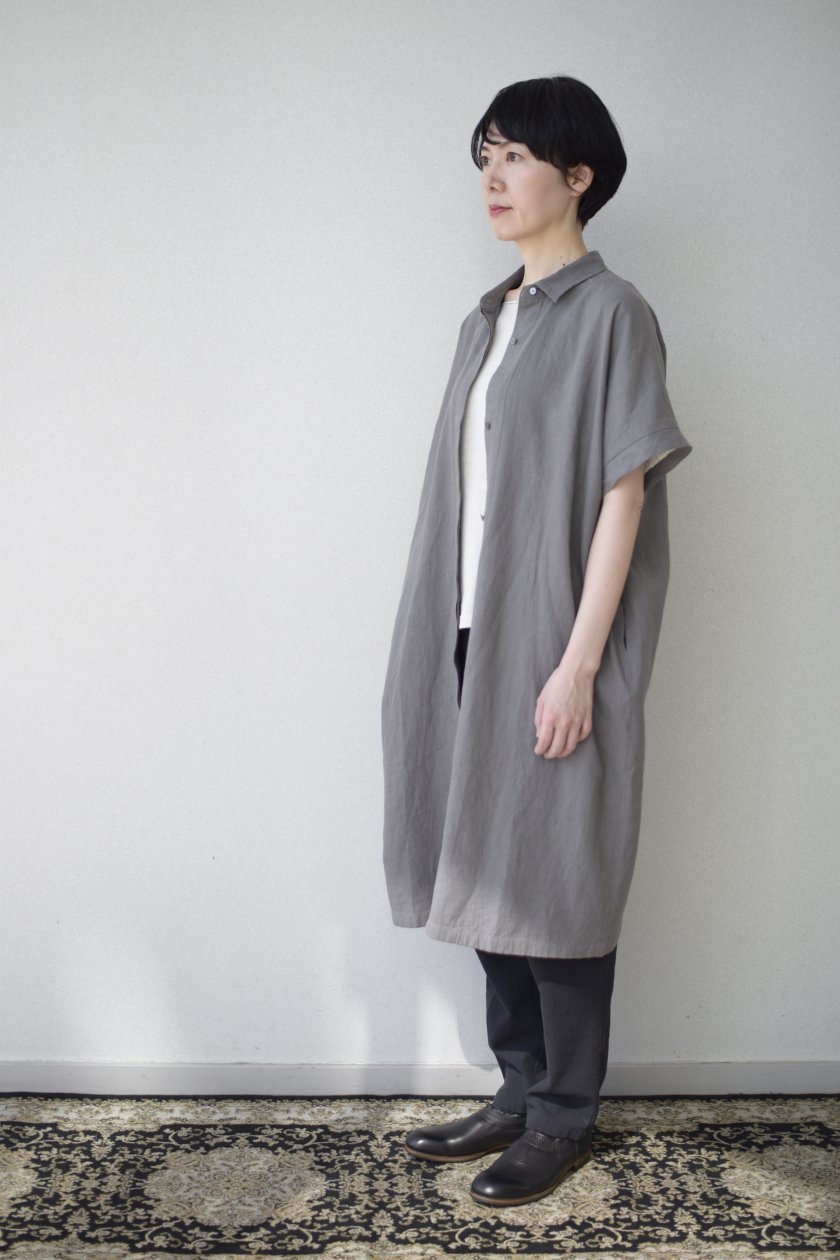 water linen shirts one-piece - c a b i n e t O N L I N E S T O R E