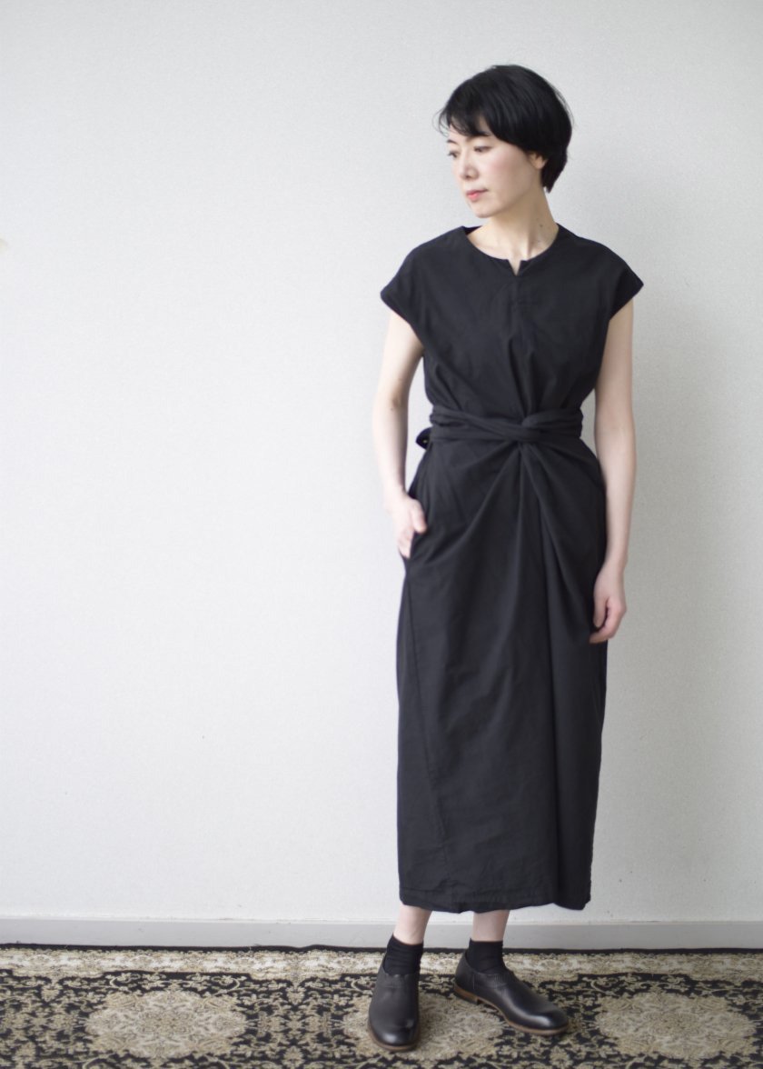 Wrapped sleeveless dress - cabinet ONLINE STORE