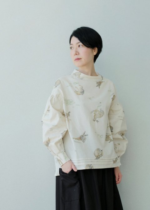 【 限定 】Hyouryushi smock blouse（rabbit）
