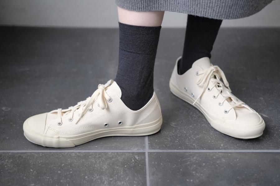 evam eva キャンバススニーカー 36 アイボリー 美品 evameva (エヴァムエヴァ) canvas sneaker / キャンバス