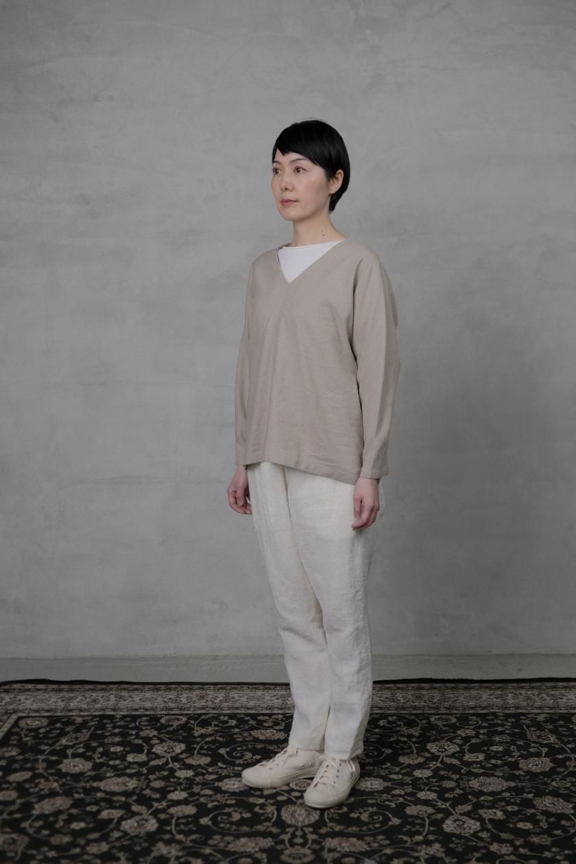 evam eva / silk linen pullover, - c a b i n e t O N L I N E S T O R E