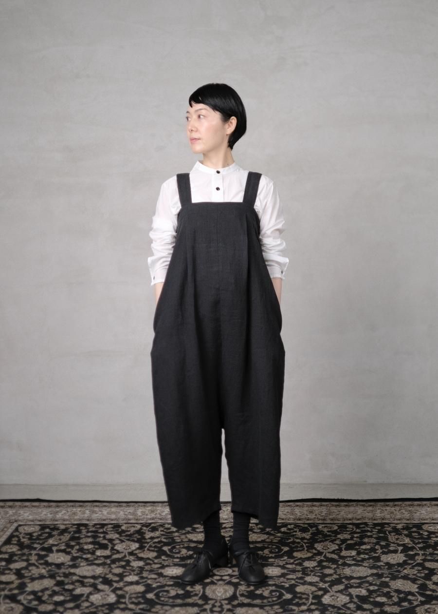 linen salopette - c a b i n e t O N L I N E S T O R E