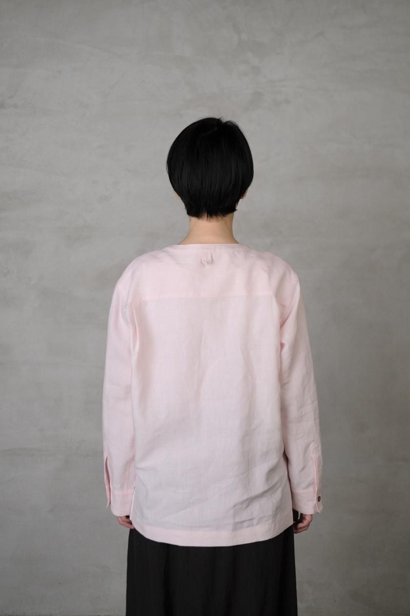 アトリエナルセ atelier naruse リネンシャツ スモックブラウス atelier naruse / リネンスモックブラウス / - c a b i n e t