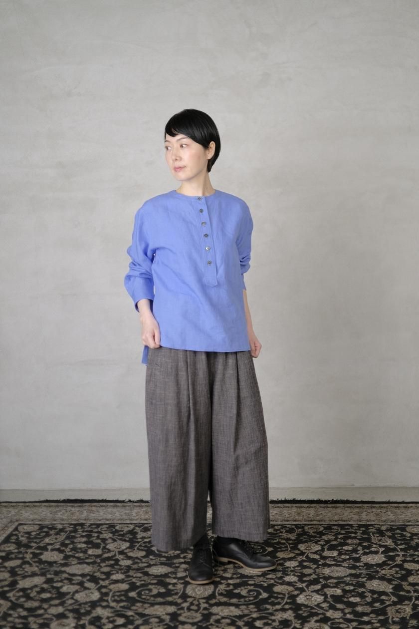 atelier naruse / リネンスモックブラウス / - c a b i n e t atelier naruse / リネンスモックブラウス / - c a b i n e t