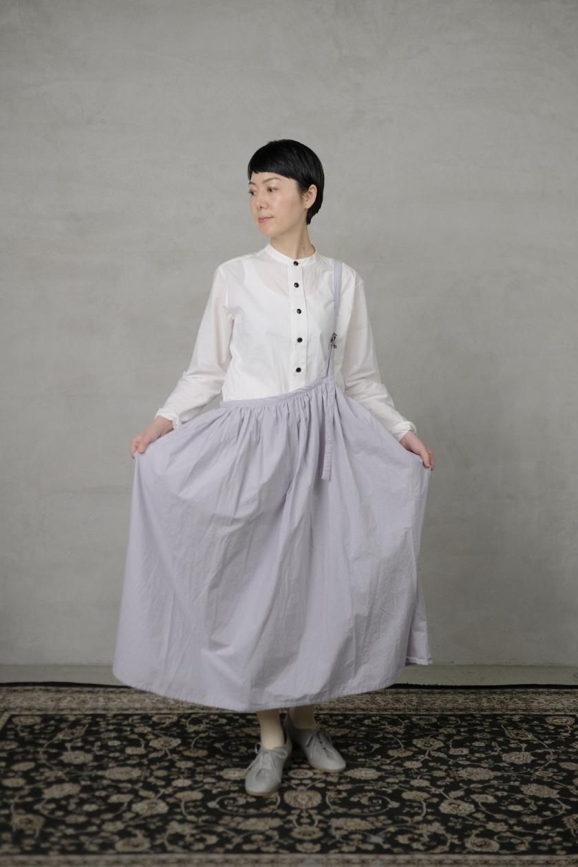 GARMENT REPRODUCTION OF WORKERS / ONE SHOULDER SKIRT