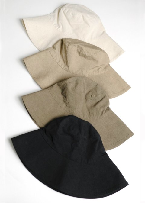 evam eva / cotton linen hat / 