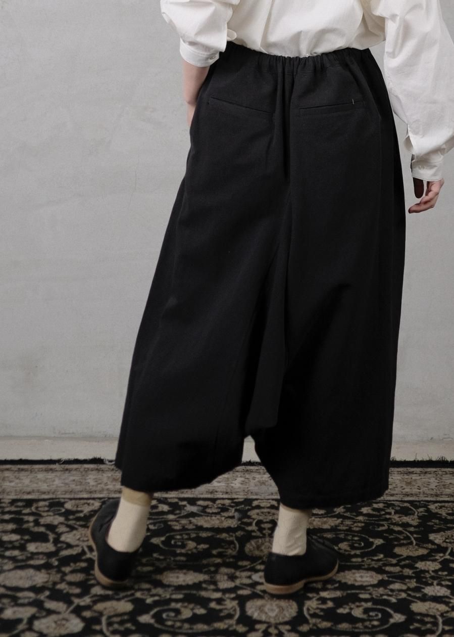 COTTON LINEN SARUEL PANTS - cabinet ONLINE STORE