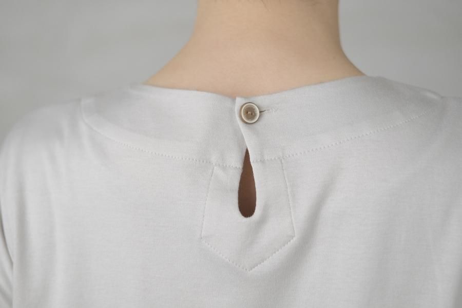 【新品】アトリエナルセ 24ssコットンカットソー コクーンワンピース 40 コットンカットソー コクーンワンピース - c a b i n e t