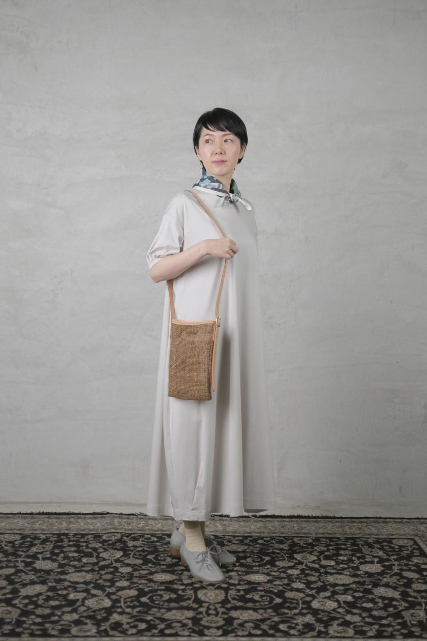 【新品】アトリエナルセ 24ssコットンカットソー コクーンワンピース 40 コットンカットソー コクーンワンピース - c a b i n e t