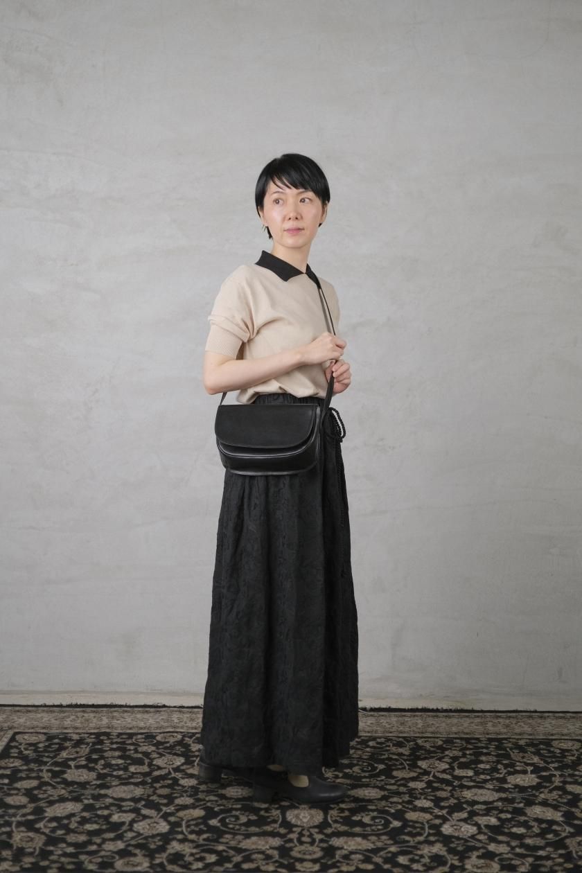 アトリエナルセ　コットンウール衿つきニット atelier naruse / コットン衿付きニット - c a b i n e t