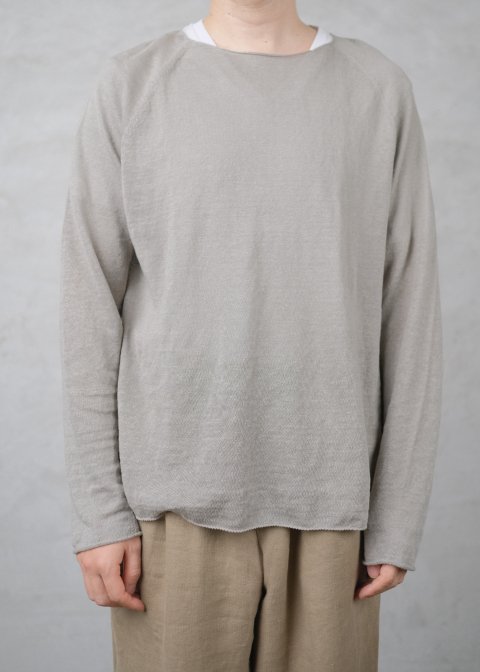 washable linen pullover [men's]